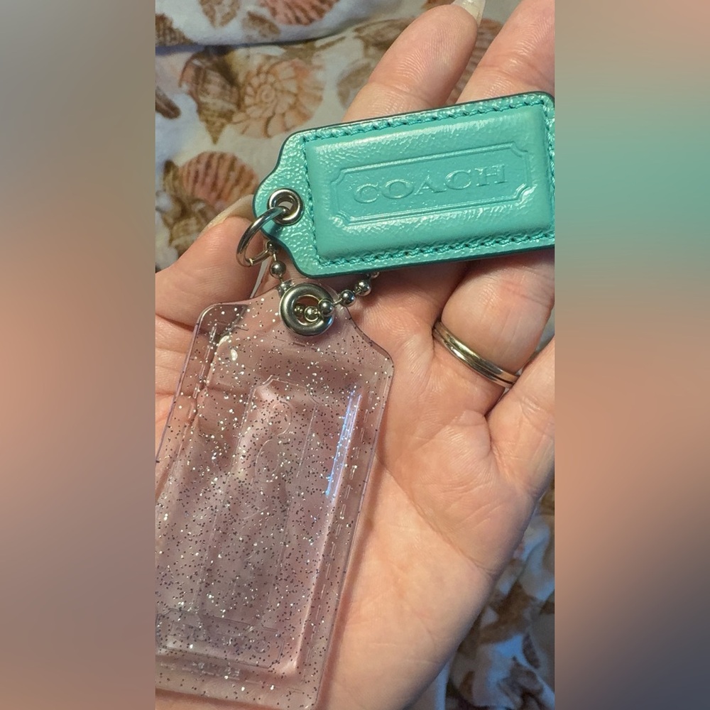 Vintage Coach Sparkling Hang Tag